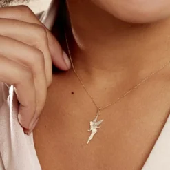 Collier Fee Or Jaune