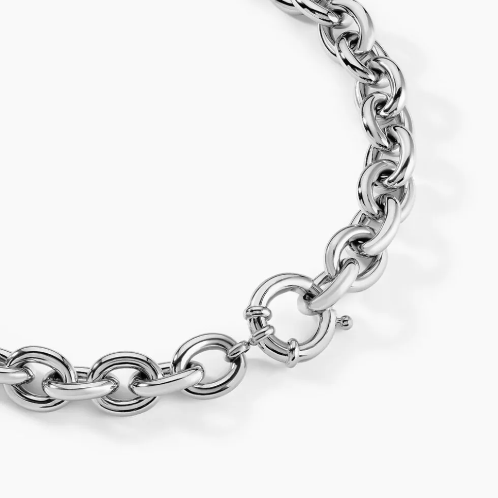 Collier Fira Acier Blanc