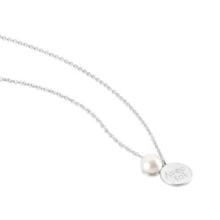 Collier Florenceau Argent Blanc Perle De Culture
