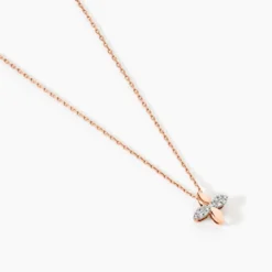 Collier Ginila Or Rose Diamant