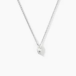 Collier Giulette Argent Blanc Oxyde De Zirconium