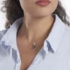 Collier Giuseppe Or Jaune Perle De Tahiti Oxyde Zirconium