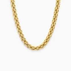 Collier Goa Acier Jaune