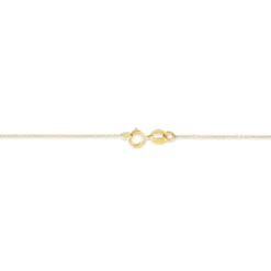 Collier Goutte Or Jaune Oxyde De Zirconium