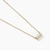 Collier Graziano Or Jaune Diamant Synthétique