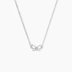 Collier Graziella Argent Blanc