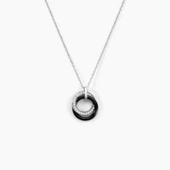 Collier Grizzel Argent Blanc Oxyde De Zirconium