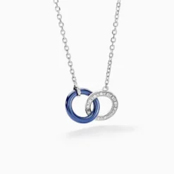 Collier Grizzel Argent Blanc Oxyde De Zirconium