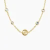 Collier Guess Petra Acier Jaune Oxyde De Zirconium