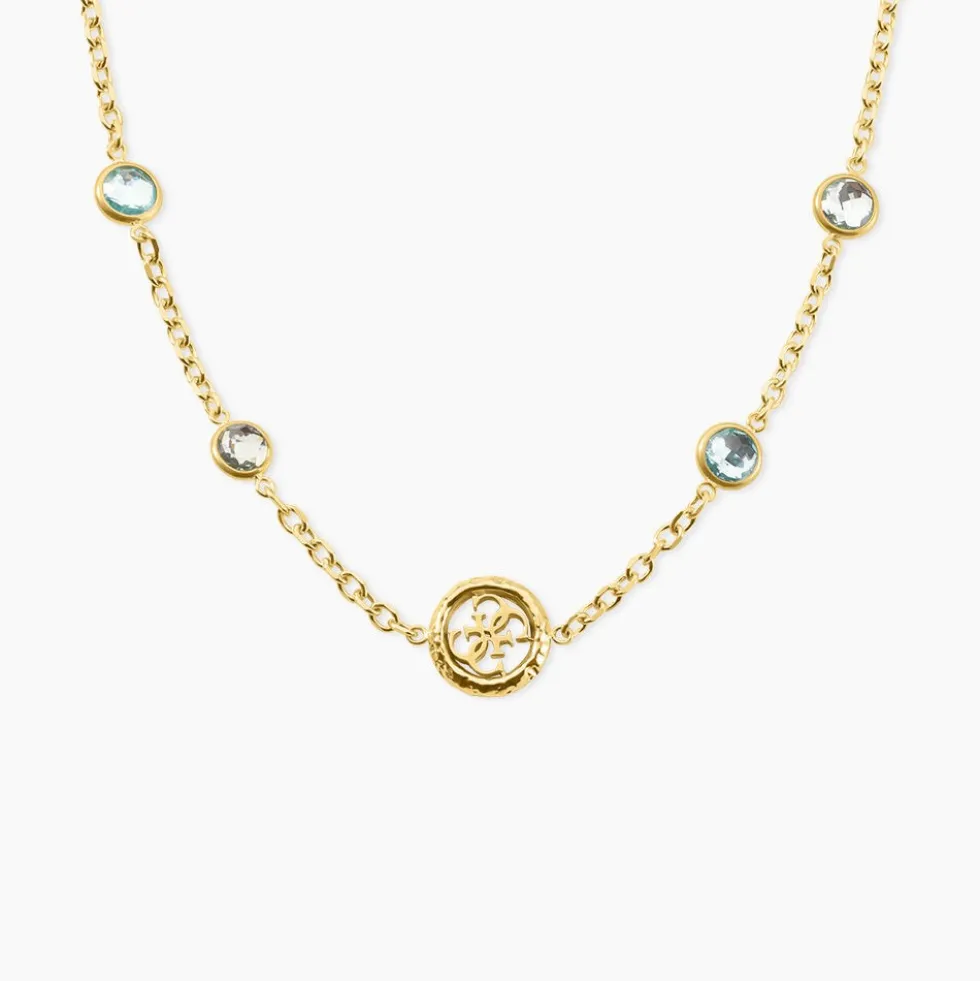 Collier Guess Petra Acier Jaune Oxyde De Zirconium