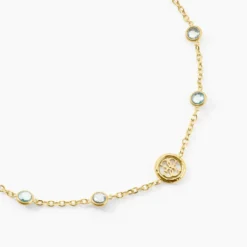 Collier Guess Petra Acier Jaune Oxyde De Zirconium