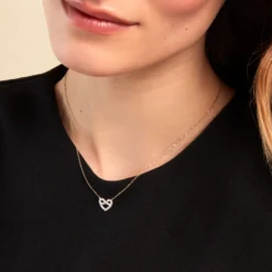 Collier Gwenneth Or Jaune Oxyde De Zirconium