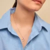 Collier Gyliane Argent Blanc Oxyde De Zirconium