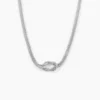 Collier Haria Argent Blanc