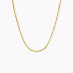 Collier Harlow Acier Jaune