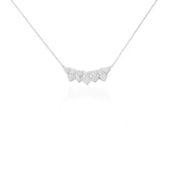 Collier Haylee Argent Blanc Oxyde De Zirconium