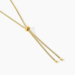 Collier Hollie Acier Jaune