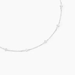 Collier Hope Argent Blanc