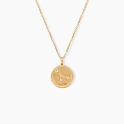 Collier Iago Plaqué Or Oxydes De Zirconium