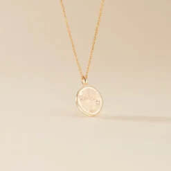 Collier Iago Plaqué Or Oxydes De Zirconium