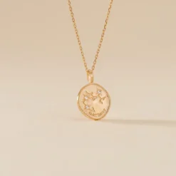 Collier Iago Plaqué Or Oxydes De Zirconium