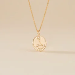 Collier Iago Plaqué Or Oxydes De Zirconium