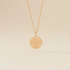 Collier Iago Plaqué Or Oxydes De Zirconium