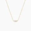 Collier Illumia Or Jaune Oxyde De Zirconium