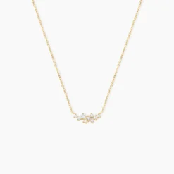 Collier Illumia Or Jaune Oxyde De Zirconium