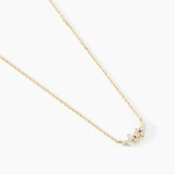 Collier Illumia Or Jaune Oxyde De Zirconium