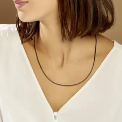 Collier Ireneeae Argent Blanc
