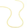 Collier Ivria Maille Heringbone Or Jaune