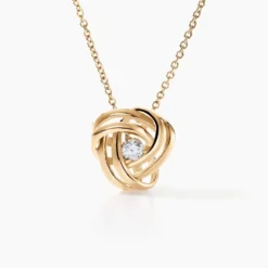 Collier Iwaki Plaqué Or Jaune Oxyde De Zirconium
