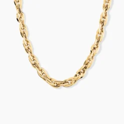 Collier Izar Torsadee Or Jaune