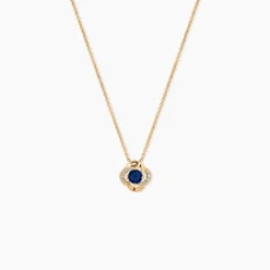 Collier Jaana Plaqué Or Jaune Verre Oxyde De Zirconium