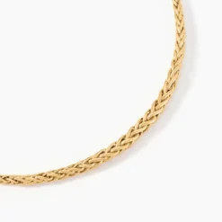 Collier Jany Danilo Maille Palmier Or Jaune