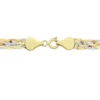 Collier Jasmin Tresse Or Tricolore