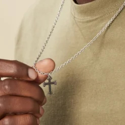 Collier Jodoc Acier Blanc