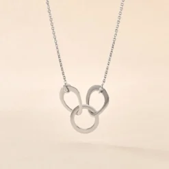 Collier Joy Argent Blanc
