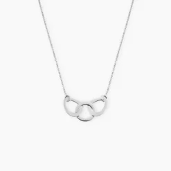 Collier Joy Argent Blanc