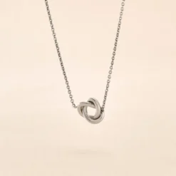 Collier Kaelya Argent Blanc