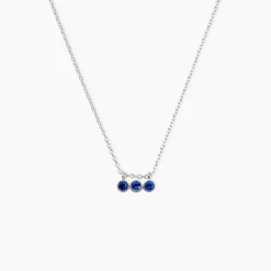 Collier Kasey Argent Blanc Oxyde De Zirconium