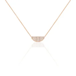 Collier Katia Argent Blanc Oxyde De Zirconium