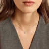 Collier Katriona Or Jaune Topaze Oxyde De Zirconium