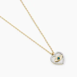 Collier Katriona Or Jaune Topaze Oxyde De Zirconium