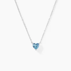 Collier Kelvyn Argent Blanc Oxyde De Zirconium