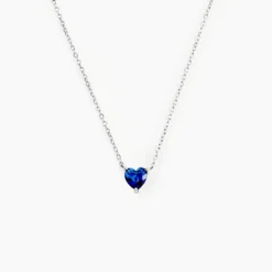 Collier Kelvyn Argent Blanc Oxyde