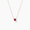 Collier Kelvyn Argent Rose Oxyde