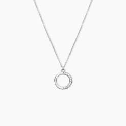 Collier Kleya Argent Blanc Oxyde De Zirconium