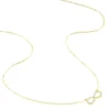 Collier Klothilda Or Jaune Oxyde De Zirconium